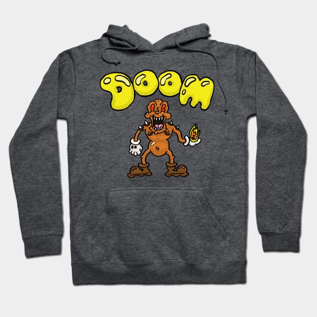 Doom Cartoon: The Imp Hoodie by RockNRowe